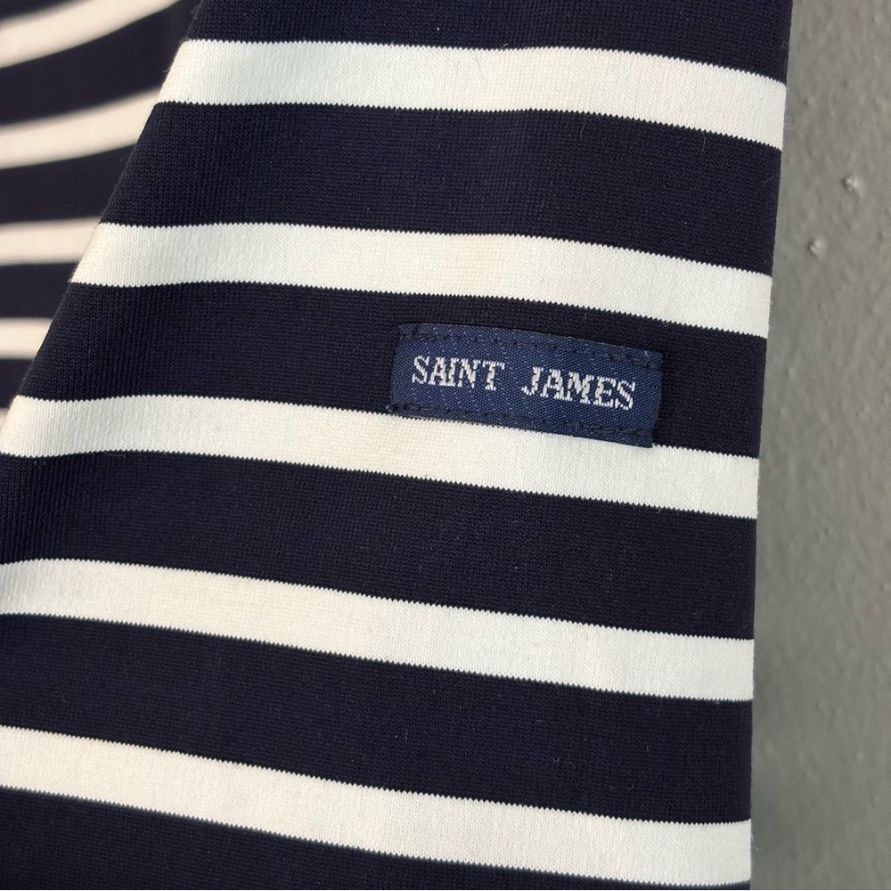 Saint James Garde Cote III Nautical Striped Sport Top - Picture 4 of 5